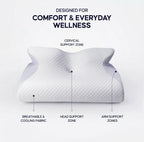 Pillowoz Nox - Memory Foam Cervical Pillow